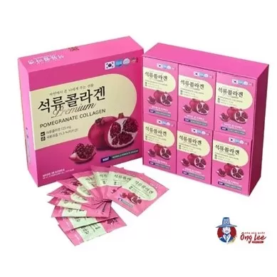 Nước Hồng Sâm Collagen Lựu Hộp 60 Gói